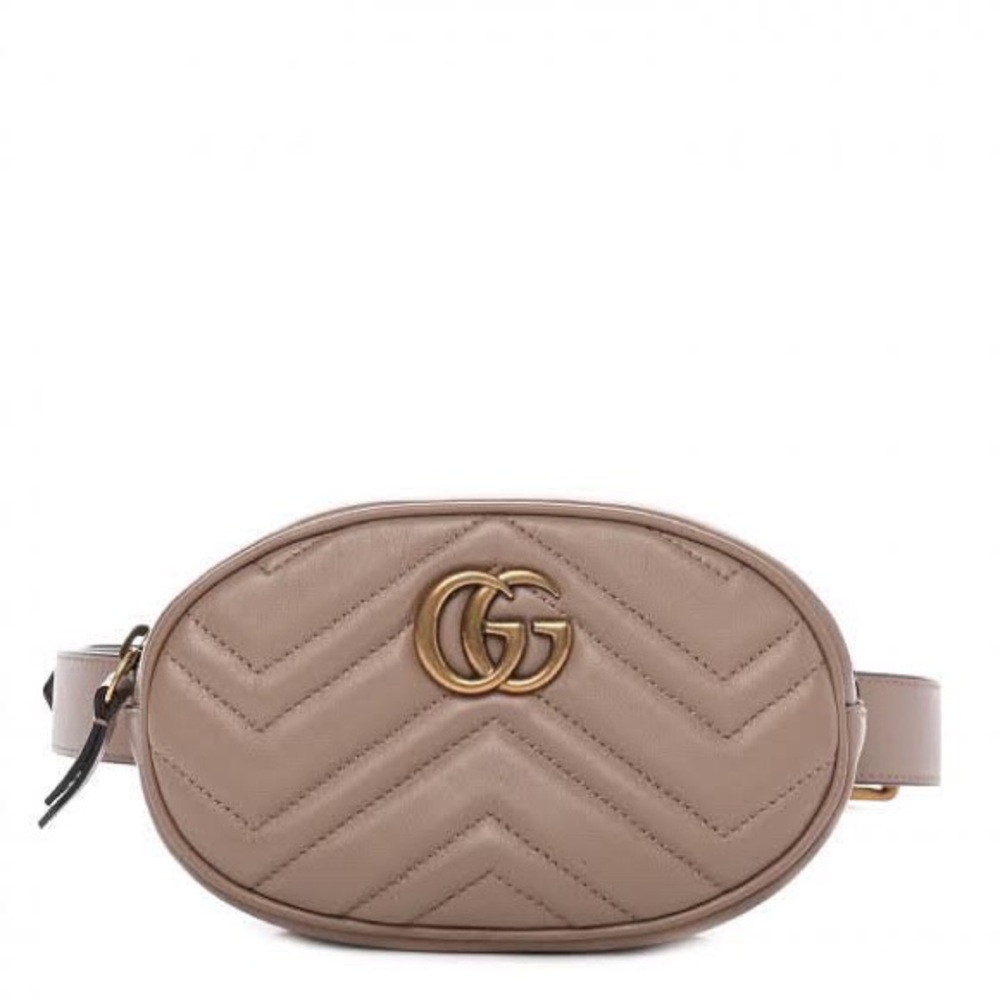 Gucci Marmont Belt Bag in Mauve